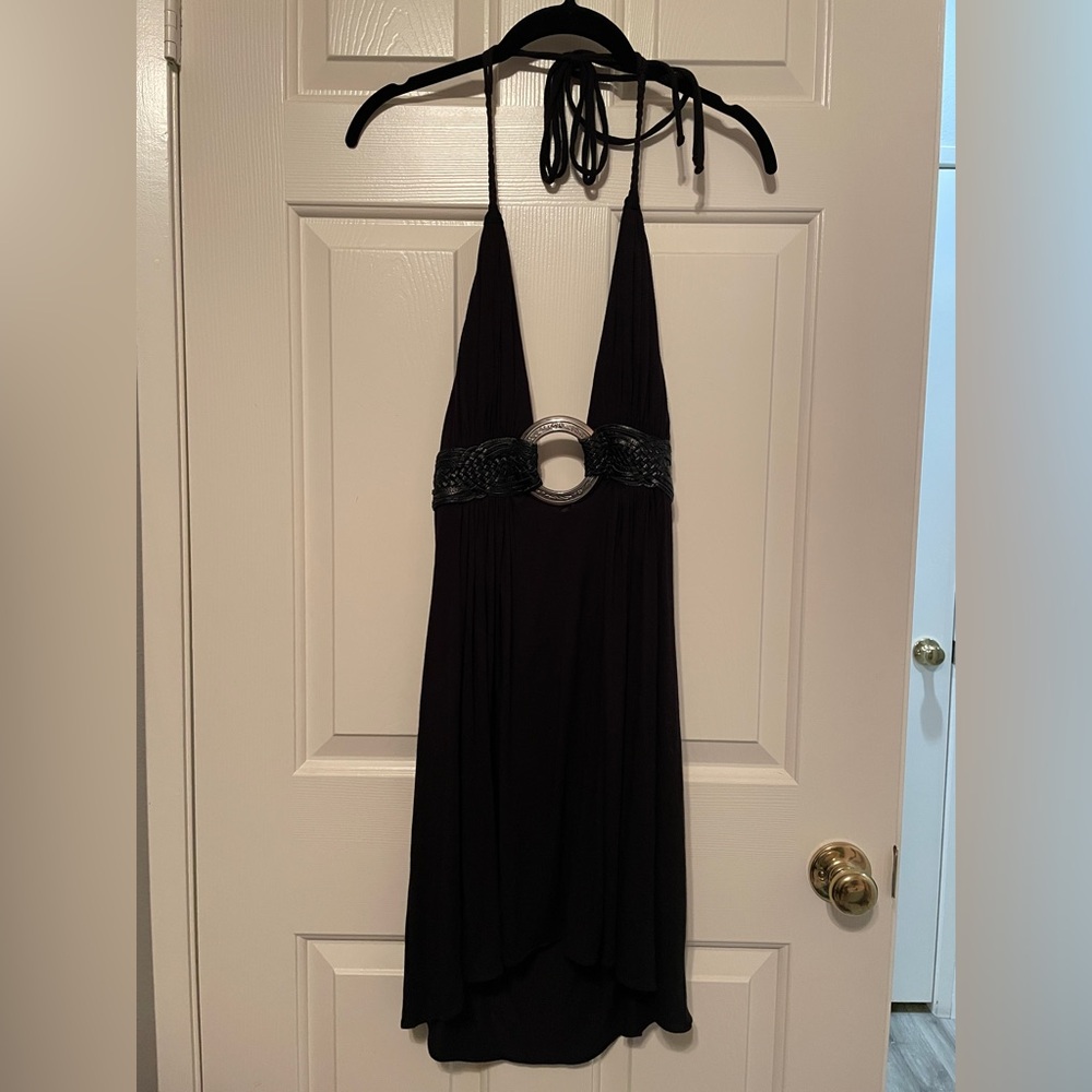 Sky black halter dress. Size Small.